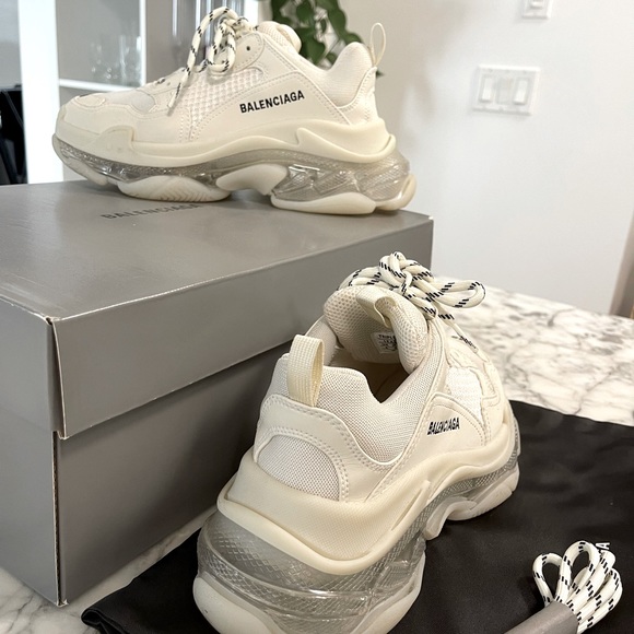 BALENCIAGA TRIPLE S SNEAKER CLEAR SOLE • size 39 women’s - Picture 4 of 4
